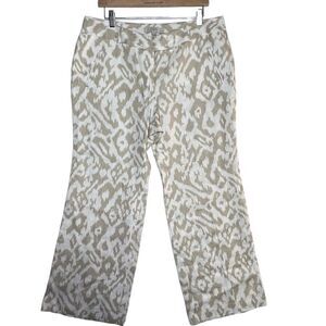 Linen Ann Taylor Loft All Linen Marisa wide leg pant🤍🤍 14p